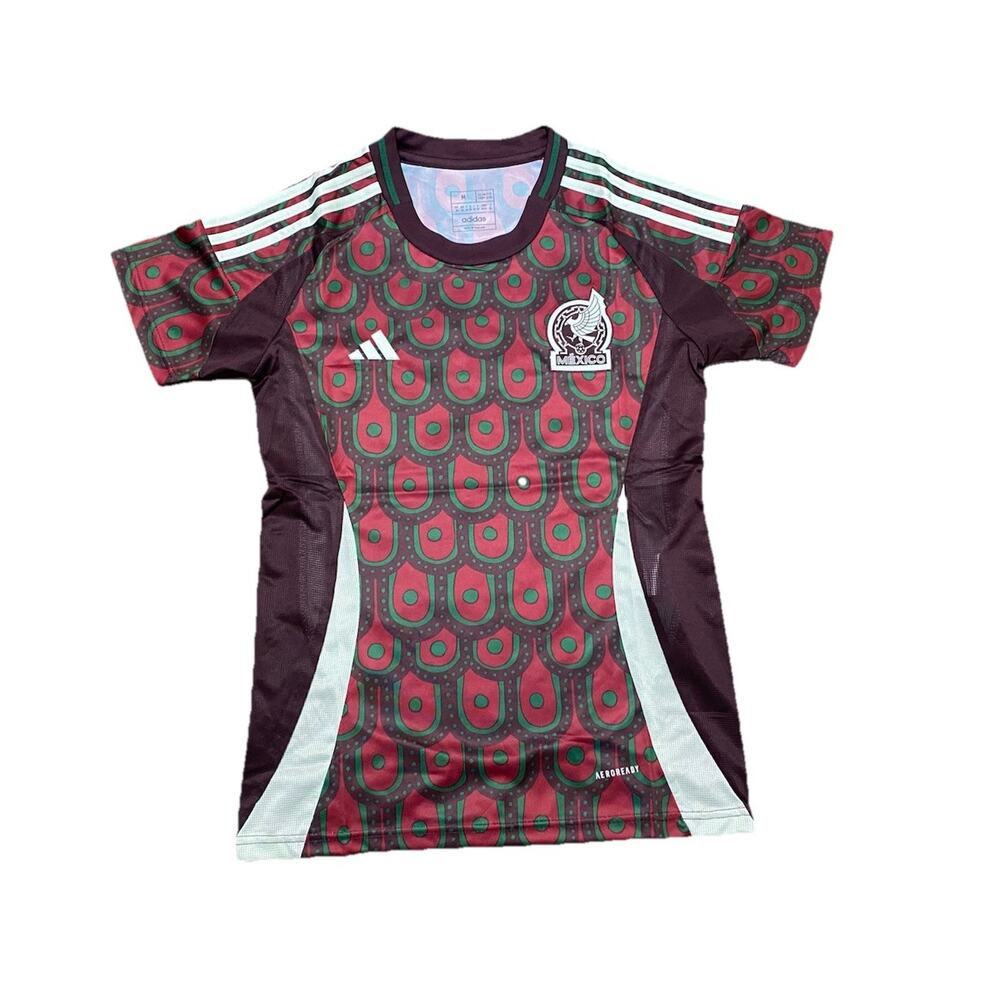 adidas Women's Green and Red Jersey